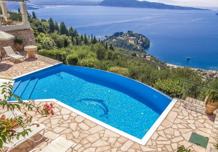 Stunning view overlooking the pool