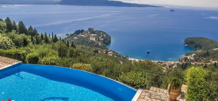 Stunning view overlooking the pool